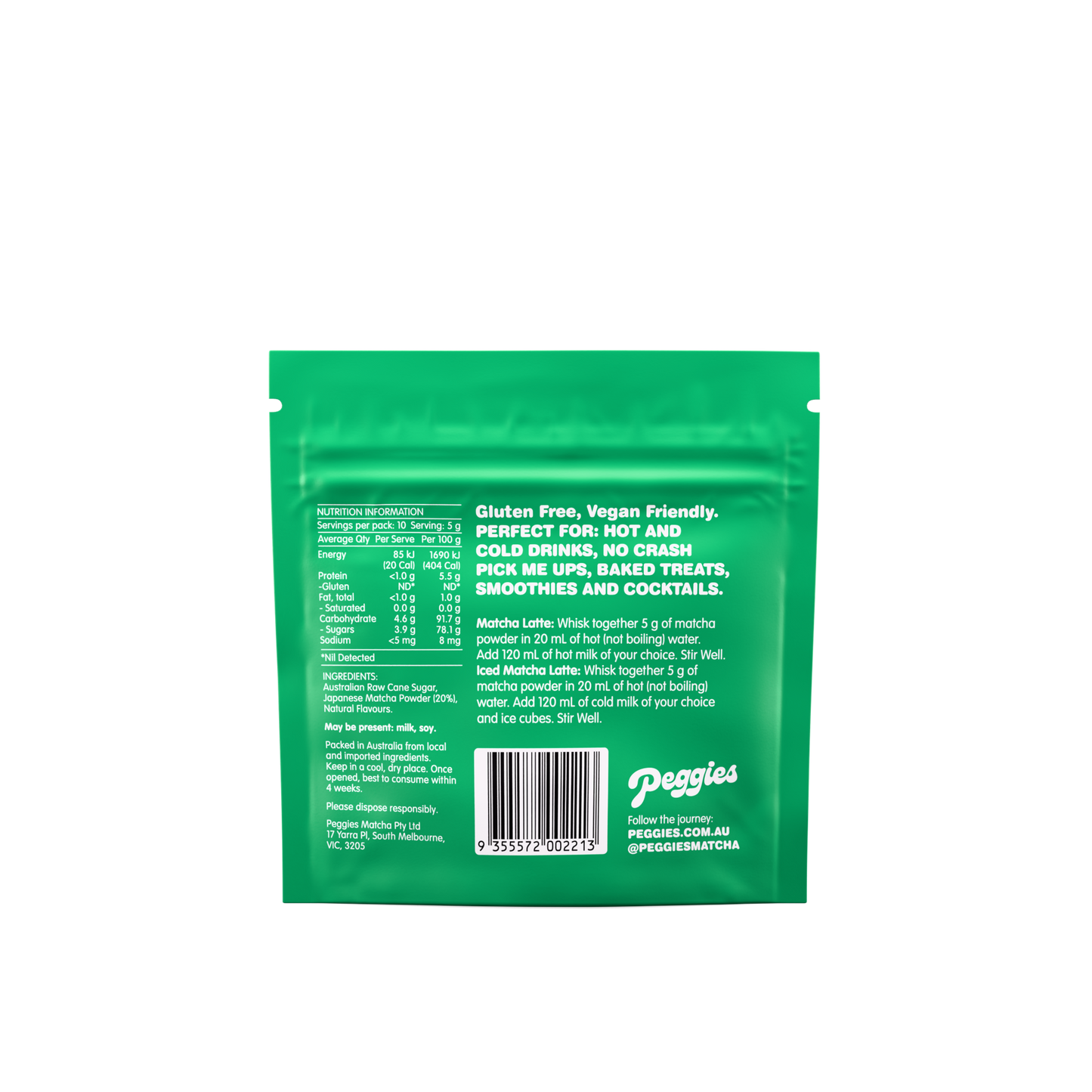 Peggies Japanese Matcha Peach